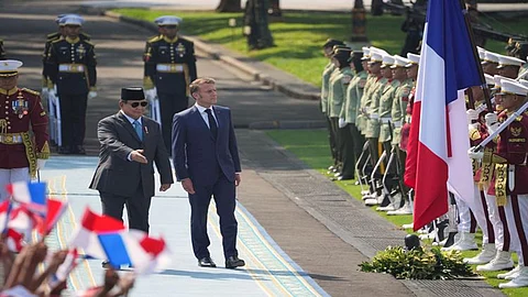 France's Macron presses ahead on his South Asia tour with talks in Indonesia