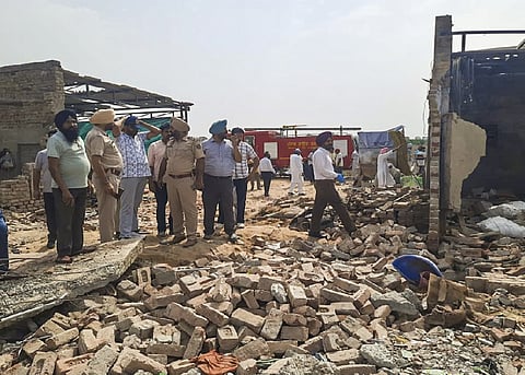 firecracker factory blast in Punjab's Sri Muktsar Sahib