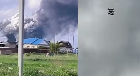 Ukraine drone attack Russia