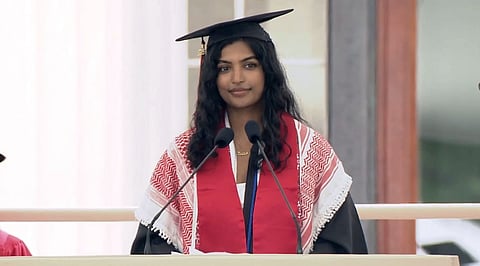 Megha Vemuri, the 2025 class president of MIT, is the latest in the list of students to face discipline after protesting the war in Gaza.