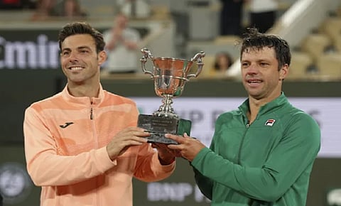 Granollers and Zeballos defy their ages to win French Open doubles title