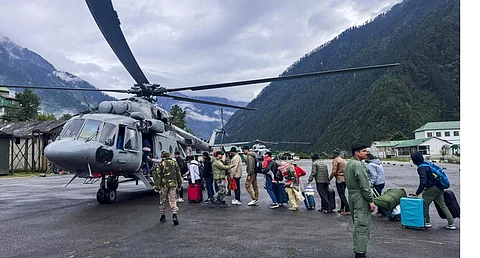 28 stranded people airlifted from landslide-hit Chaten in north Sikkim