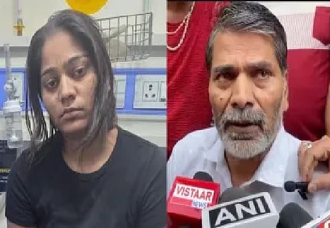 Sonam's and her father Devi Singh Raghuvanshi