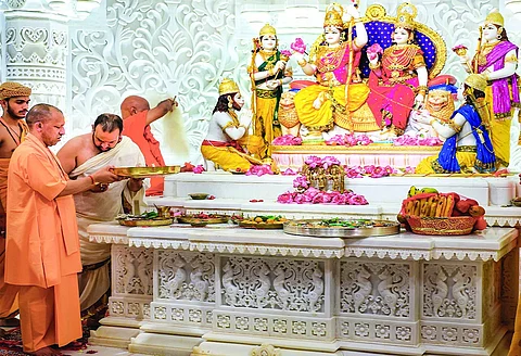 Ram Darbar at Ayodhya temple