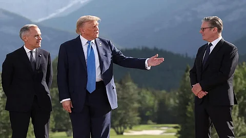 Trump is departing G7 early