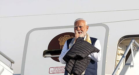 On the last leg of three-nation tour