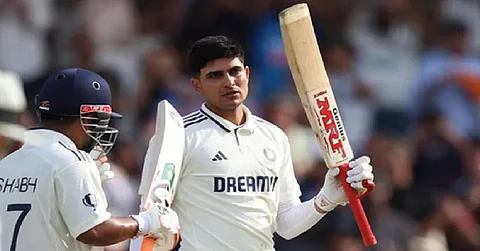Rishabh Pant hit a 178-ball 134 but India lost four wickets in quick succession to reach 454 for 7 at lunch on the second day of their opening Test against England here on Saturday.