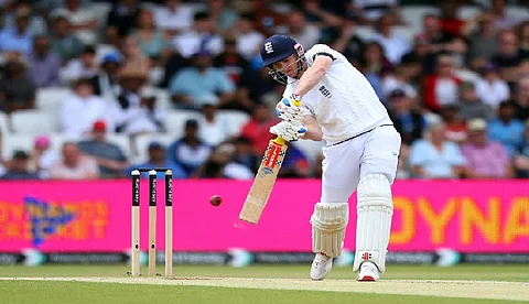 Belligerent Brook takes England 327/5 at lunch