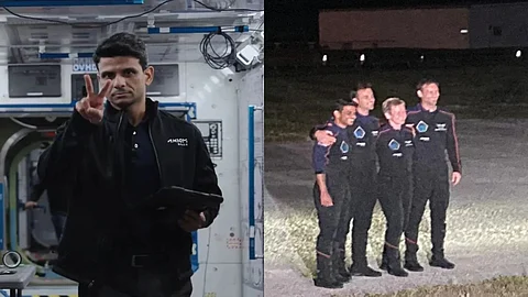 To script history with travel to ISS