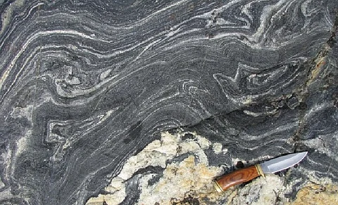 Oldest rocks on Earth from a rock formation in Canada.