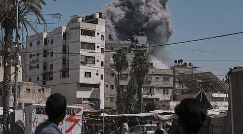 Israel bombing in Gaza.