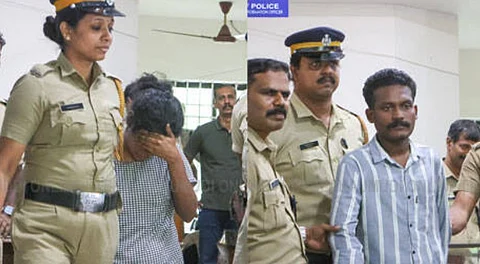 Pudukkad newborns murder. Aneesha and Bavin in police custody.