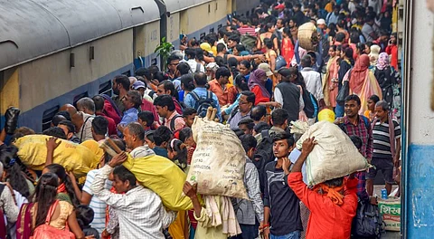 Train rush