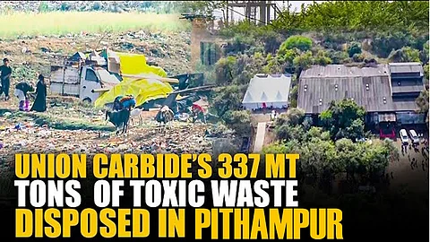 All 337 tons of waste of Union Carbide factory burnt to ashes