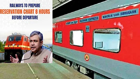 Railways to prepare reservation charts eight hours in advance