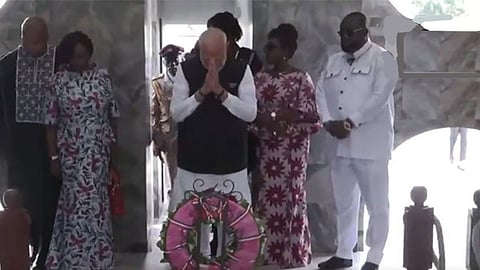 Dedicated to Dr Kwame Nkrumah, Ghana's founding President