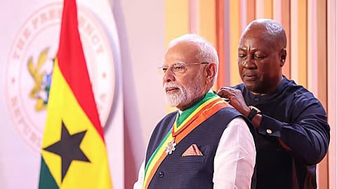 Ghana's national honour to PM Modi