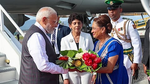 The second leg of his five-nation tour