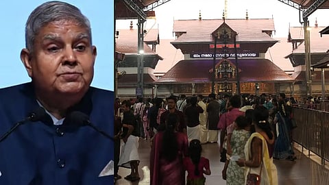 Vice-President offers prayers at Guruvayur temple after weather delay