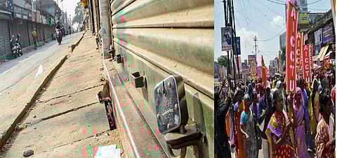 Trade unions' strike underway in Bengal, govt makes arrangements to ensure normal life
