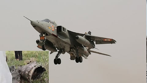 Jaguar fighter jet crashes in Rajasthan