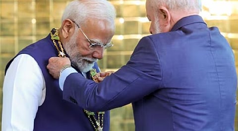 PM Modi conferred with Brazil's highest civilian award