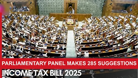 Parliamentary panel on Income Tax Bill adopts report