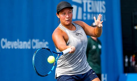 British tennis player Tara Moore