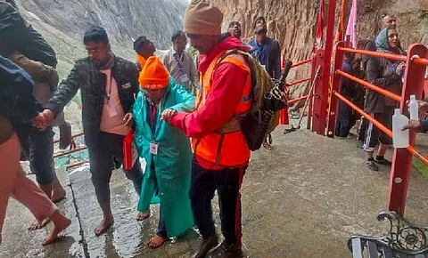 Amarnath Yatra suspended from Jammu due to heavy rain forecast