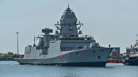 Diving support vessel Nistar Commissioned at Vishakapatnam