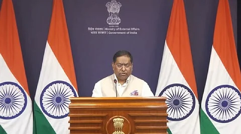 External Affairs Ministry spokesperson Randhir Jaiswal