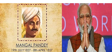 Modi pays tributes to Mangal Pandey on birth anniversary