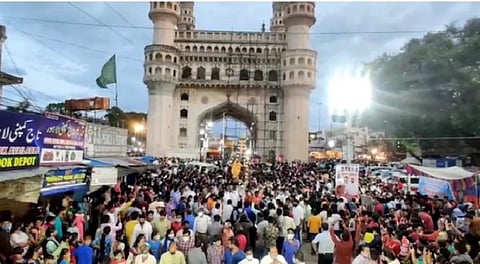 Thousands gather for Bonalu festival in Hyderabad