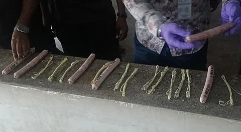 Gelatin Sticks, Detonators Found at Bengaluru's Kalasipalya Bus Stand.