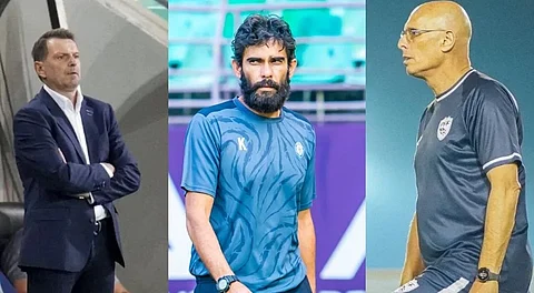 Stephen Constantine, Stefan Tarkovic and Khalid Jamil