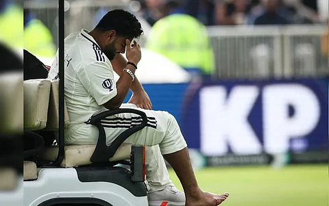 Rishabh Pant out of England series with fractured toe