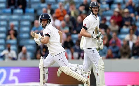 England reach 77 for no loss at tea after bowling out India for 358