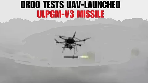 DRDO test-fires drone-launched missile
