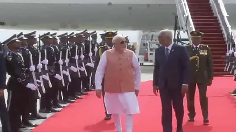 PM Modi arrives in Maldives for two-day visit