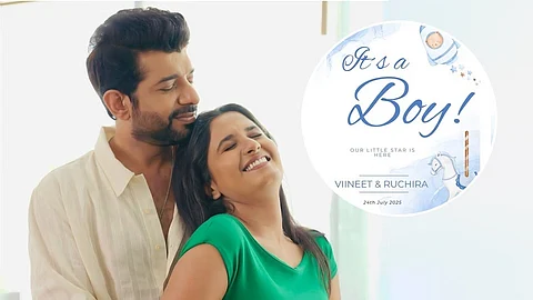 Viineet Kumar Siingh, wife Ruchira welcome their first child