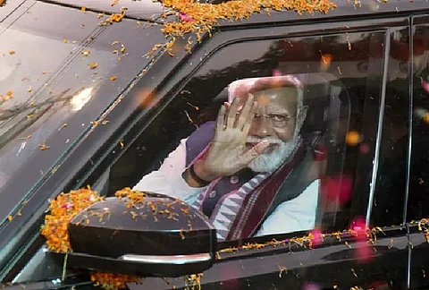 PM Modi holds roadshow in Gangaikonda Cholapuram