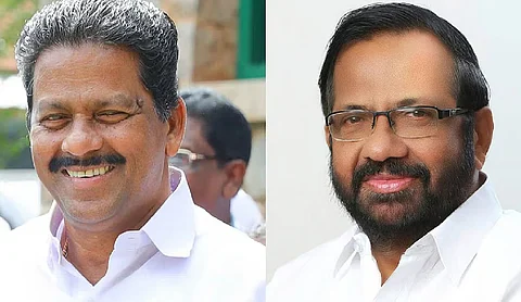 Senior Congress leader N Sakthan , Palode Rav