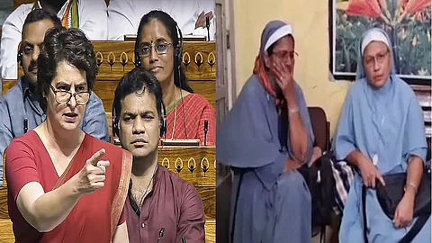 Holds protest against arrest of nuns in C'garh