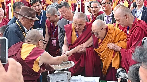 Dalai Lama lays foundation stone of new Chowkhang Vihara monastery in Ladakh