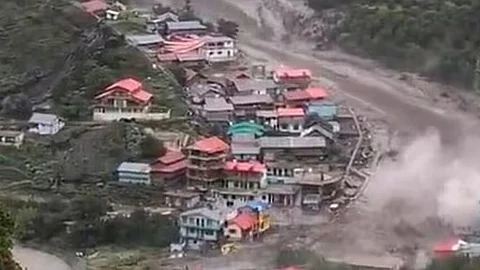 Cloudburst leads to flash floods in Uttarkashi, several homes swept away