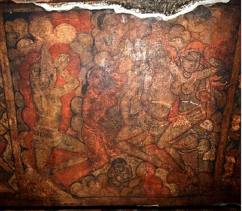 Water seepage in Ellora cave poses threat to 9th century paintings