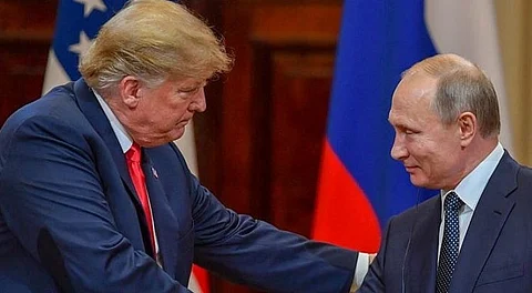 Donald Trump and Vladimir Putin