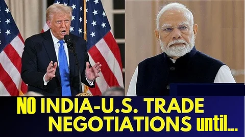 Ruled out the possibility of trade negotiations with India, until the issue of tariffs is resolved