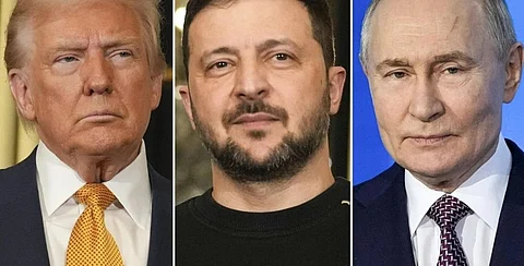 Donald Trump, Volodymyr Zelenskyy, Vladimir Putin