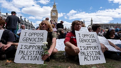 UK police make 474 arrests in largest Palestine Action protest